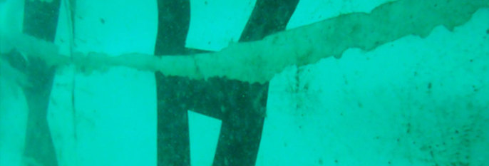  FUNNET:  Bildet viser det som trolig er en del av et fly fra AirAsia. Delen ble funnet i havet.