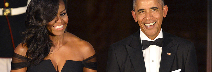 BOK: Det tidligere president-paret Michelle og Barack Obama skal skrive bok
