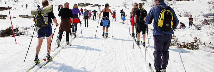 Fortsatt snø i påsken